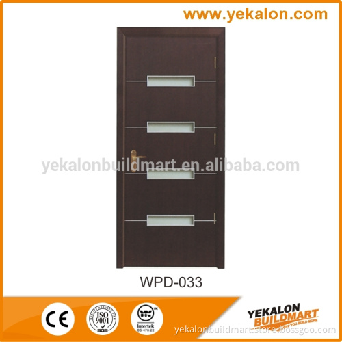 Yekalon WPD-038 Popular design engineering WPC kitchen cabinet door